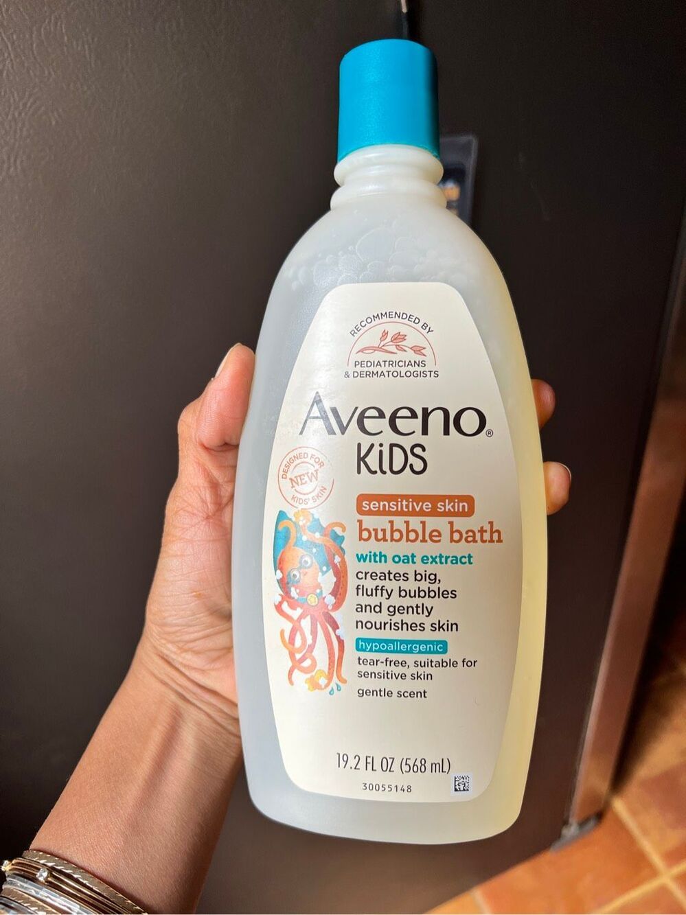 Aveeno Kids Sensitive Skin Bubble Bath Oat Extract 19.2 FL oz